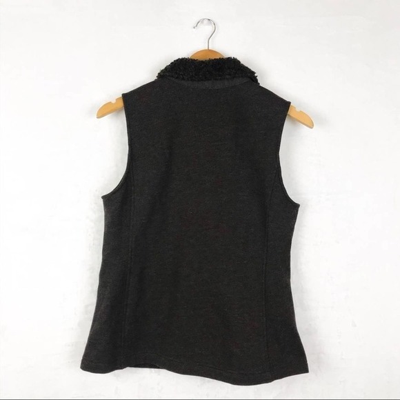 J. Jill Brown Faux Fur Sweater Vest S Small - Picture 9 of 13